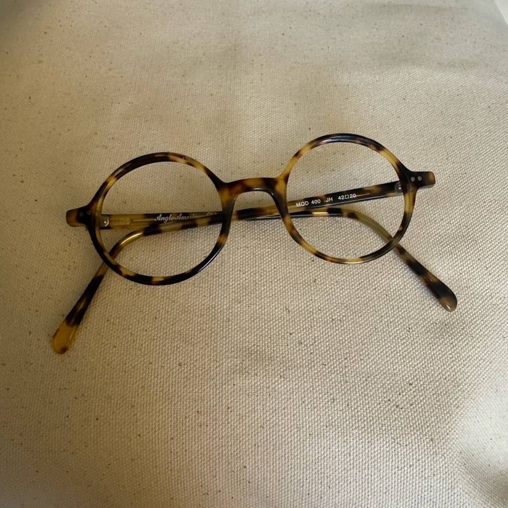 American Ambassador Tortoise Shell Round Glasses Frames